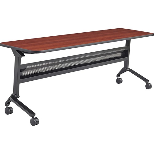 Safco Table,Training,Rectangular,FlipNGo,72"x24"x29",Cherry