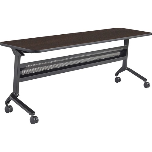 Safco Table,Training,Rectangular,FlipNGo,72"x24"x29",Mocha