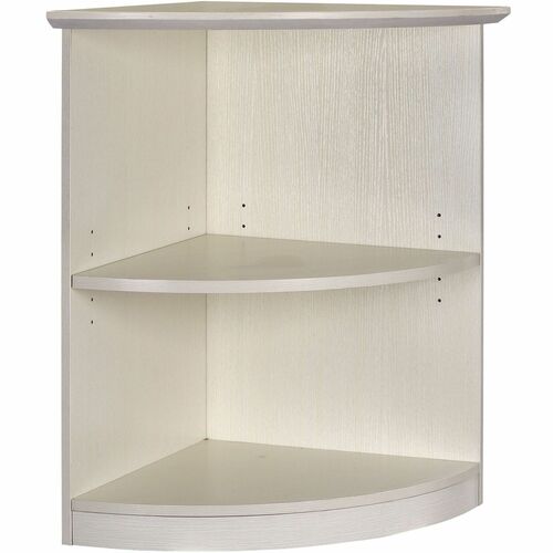 Safco Bookcase,2-Shelf,1/4 Round,20"x20"x29-1/2",Textured Sea Salt