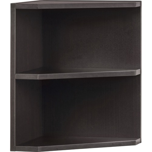 Safco Corner Support,f/Hutch,15"x15"x20",Mocha