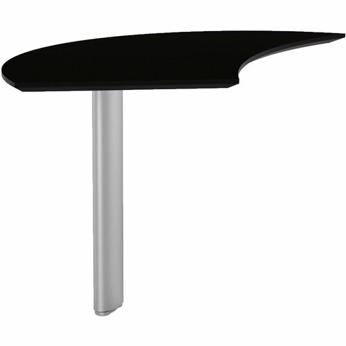 Safco Desk Extension,Left,47"x28"x29-1/2",Mocha