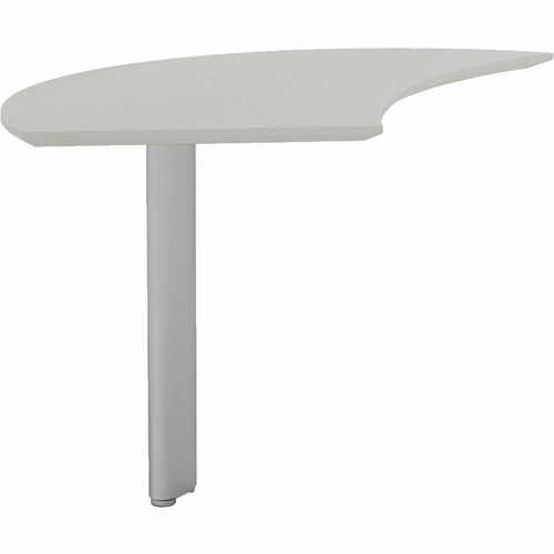 Safco Desk Extension,Left,47"x28"x29-1/2",Textured Sea Salt