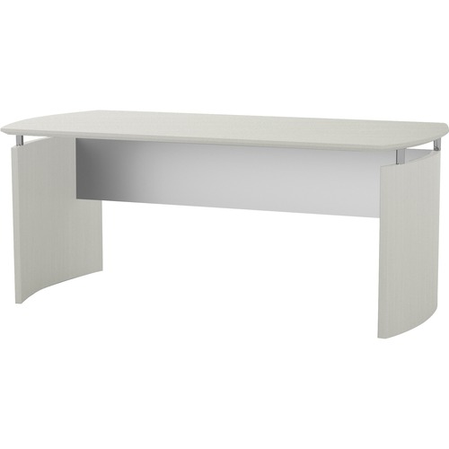 Safco Desk,Curved,SR Mod Panel,72"x36"x29-1/2",Textured Sea Salt
