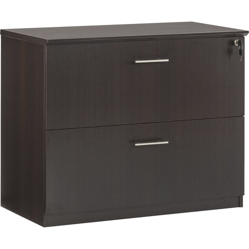 Safco Lateral File,2-Drawer,36"x20"x29-1/2",Mocha