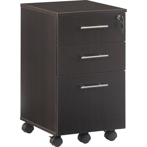 Safco Pedestal,B/B/F,Mobile,15-1/2"x18"x26-3/4",Mocha