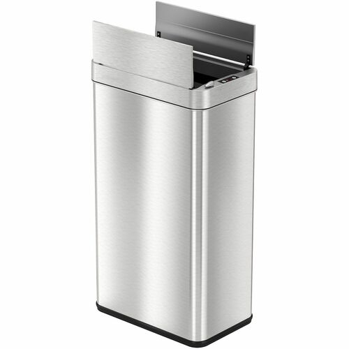 HLS Commercial Trash Can,w/Sensor Lid,Carbon Filter,10.4"x28.7"x16.3",SR
