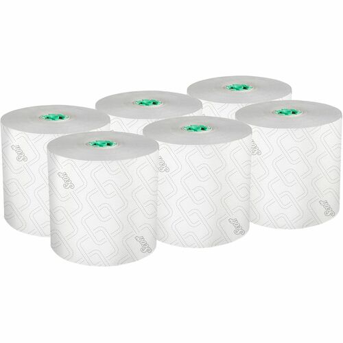 Kimberly-Clark Professional Hard Roll Towels,1-3/4" Green Core,7-1/2"x1150',6RL/CT, WE