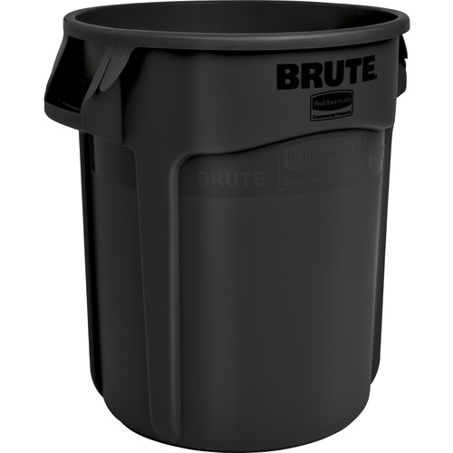 Rubbermaid Commercial Products Brute Container, 20 Gal, 22-1/2"x19-3/8'x35-7/8", BK