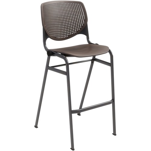 KFI Seating Barstool, Stack, 23"x22"x46-1/2", Brownstone