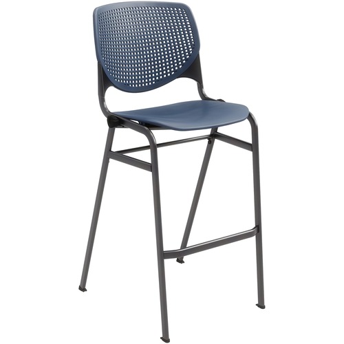 KFI Seating Barstool, Stack, 23"x22"x46-1/2", Navy