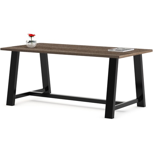 KFI Seating Table, Conference, STD, 3'x6', Teak
