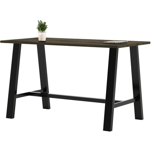 KFI Seating Table, Conference, Bistro, 3'x6', Barnwood