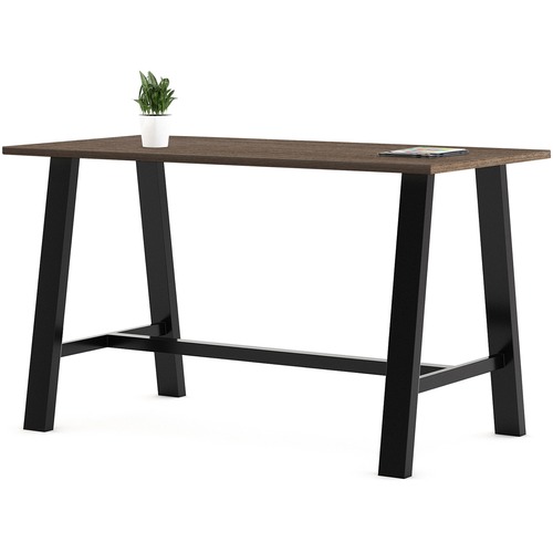 KFI Seating Table, Conference, Bistro, 3'x6', Teak