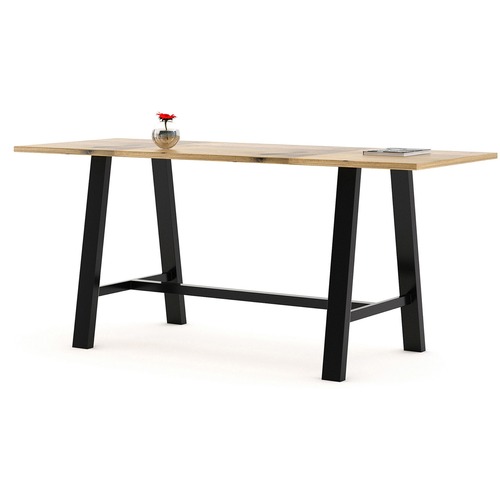 KFI Seating Table, Conference, Bistro, 3'x8', Natural