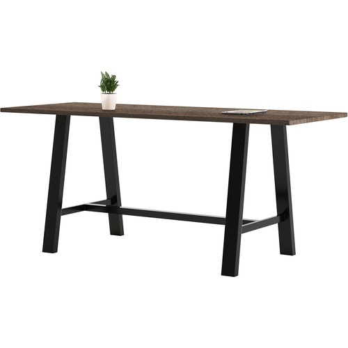 KFI Seating Table, Conference, Bistro, 3'x8', Teak