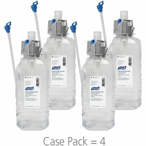 Gojo Hand Soap, Foam, f/PURELL CXM/CXI/CX, 1500ml, 4/CT, Clear