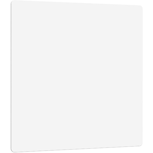 Lorell Dry-erase Board,Glass,Magnetic,f/DIY Frame,36"x36",White