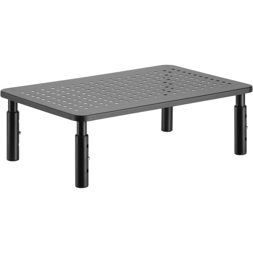 Lorell Device Stand,f/Laptop,Hght-Adj,9-1/4"x14-1/2"x5-1/2",BK