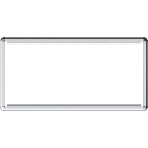 Lorell Frame,f/DiY Boards,Alum,w/Corners,72"x1-2/5"x36",Silver