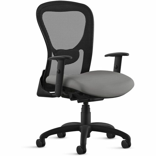 9to5 Seating Chair,Synchro,MeshBack/FabricSeat,26-1/2"x26-1/2"x44",Cloud