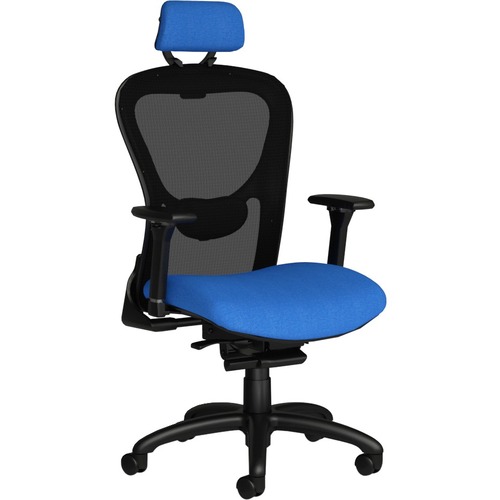 9to5 Seating Chair,Synchro,MeshBack/FabricSeat,26-1/2"x26-1/2"x51",Cloud