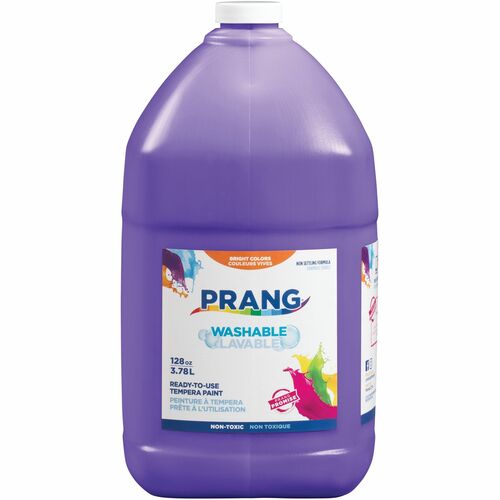 Dixon Ticonderoga Company Paint, Tempera, Washable, RTU, Nontoxic, 1 Gal, Violet