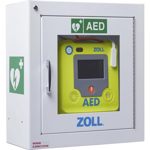 Zoll Medical Corp Wall Cabinet,f/AED 3,Surface-mounted,17-1/2"x7"x17-1/2",WE