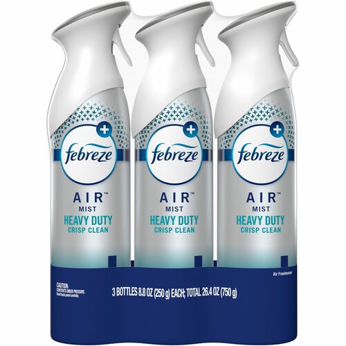 Procter & Gamble Commercial Air Refresher, Hvy Dty, Crisp Clean Scent, 8.8 oz, 3/PK, MI