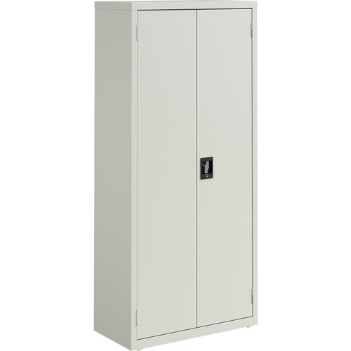 Lorell Storage Cabinet,4 Shelves,180 lb/Shelf,30"x15"x66",Light GY