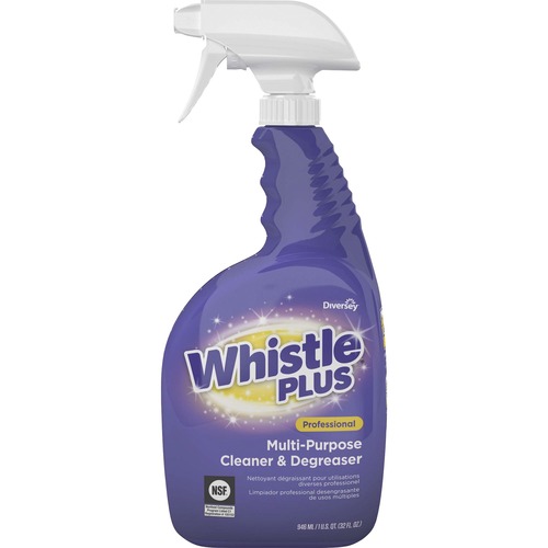 Diversey Care Cleaner/Degreaser, Whistle Plus, 32 oz, 8/CT, Purple