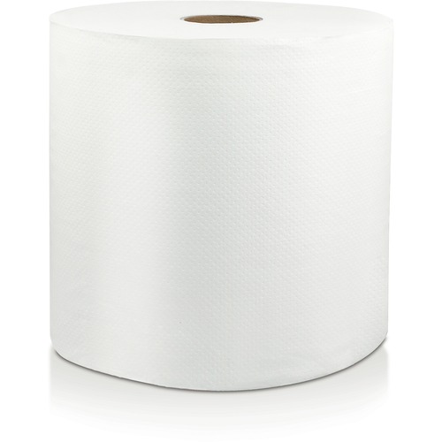 Solaris Paper, Inc. Roll Towel, Hardwound, 1-Ply, 8"Wx600'L, 6/CT, White
