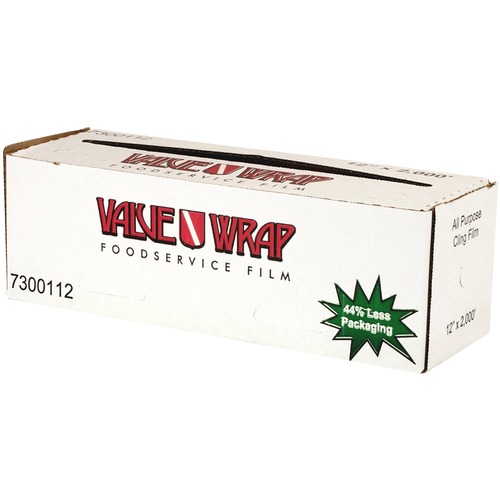 Southeastern Paper Group Film Roll,Cling,w/Cutter,PVC,f/Food,12"x2000',Clear