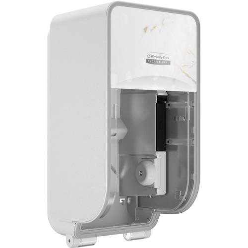 Kimberly-Clark Professional Dispenser,w/Faceplate,f/2 Coreless Rolls,Vertical,CY Blossom