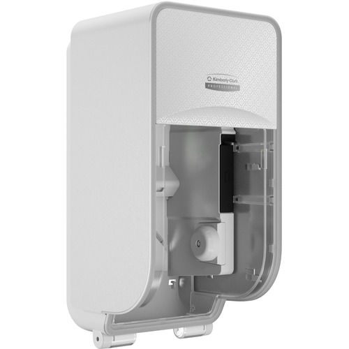 Kimberly-Clark Professional Dispenser,w/Faceplate,f/2 Coreless Rolls,Vertical,WE Mosaic