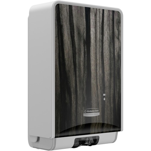 Kimberly-Clark Professional Dispenser,w/Faceplate,f/Soap/Sanitizer,Touchless,EY Wdgrain