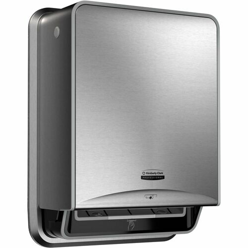 Kimberly-Clark Professional Dispenser Housing,Recessed,Auto,f/RollTowels,Stainless Steel