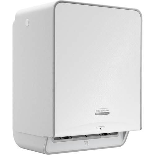 Kimberly-Clark Professional Dispenser,w/Faceplate,Auto,f/Roll Towels,White Mosaic