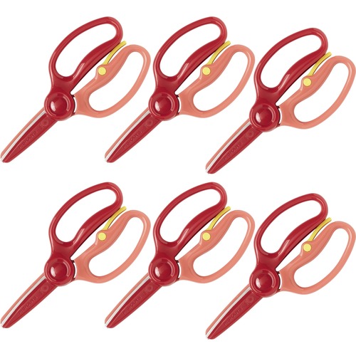 Fiskars Preschool Training Scissors, Blunt Tip, 12/BX, 6BX/CT, AST