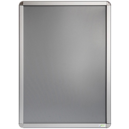 SECO Frame,Snap,Rounded,Aluminum,1" Profile,24"x36",Silver
