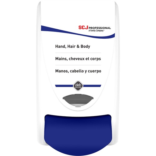 S.C. JOHNSON & SON, INC Dispenser,Manual,f/Hand/Hair/Body Wash,1 L Cap,White/Blue