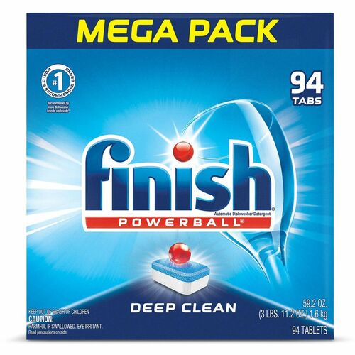 Reckitt Benckiser Dish Detergent, f/Auto Machines, Finish Powerball, 94/BX, MI