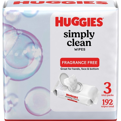 Kimberly-Clark Professional Wipes,f/Hands,Unscented,192 Wipes/Pouch,3 Pouches/PK,WE