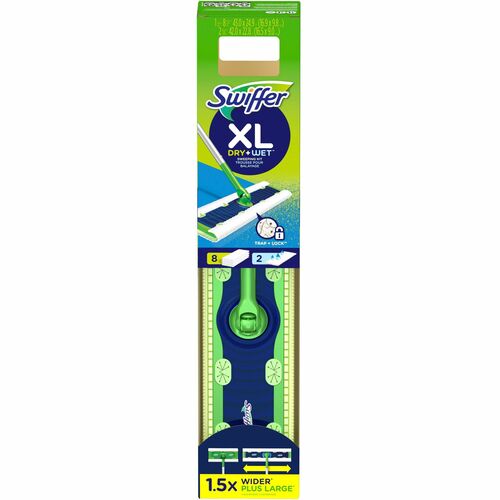 Procter & Gamble Commercial Sweeping Kit,Wet/Dry,1Sweeper,8DryClths,2WetClths,1PK/CT,WE