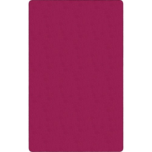 Flagship Carpets, Inc. Rug, Rectangle, Solid Color, 4'x6', Cranberry