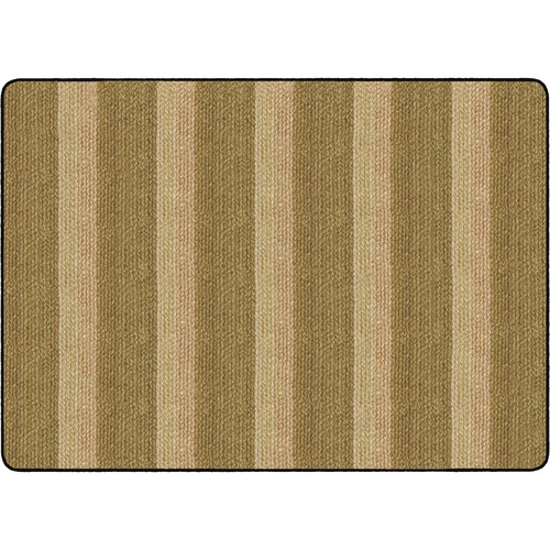 Flagship Carpets, Inc. Rug, Stripes, Basketweave, Rectangle, 6'x8'4", Neutral