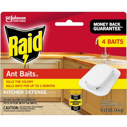 S.C. JOHNSON & SON, INC Bait, f/Ants, 3 Months, Indoors, 4/BX,RD