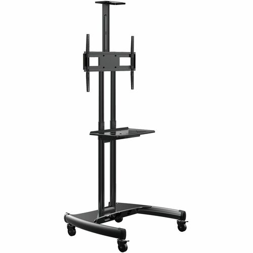 Rocelco TV Cart,2 Shelves,Steel Frame,For 32" to 70" TVs,70"H,BK