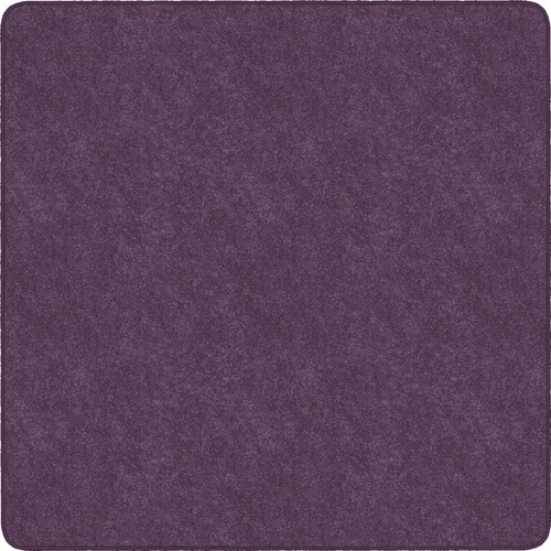 Flagship Carpets, Inc. Rug,Square,SolidColor,StainResistant,6'x6',Pretty Purple
