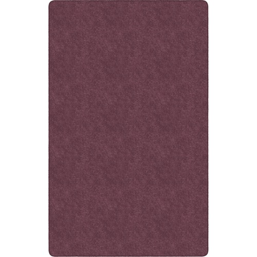 Flagship Carpets, Inc. Rug,Rectangle,SolidColor,StainResistant,12'x15',Plum