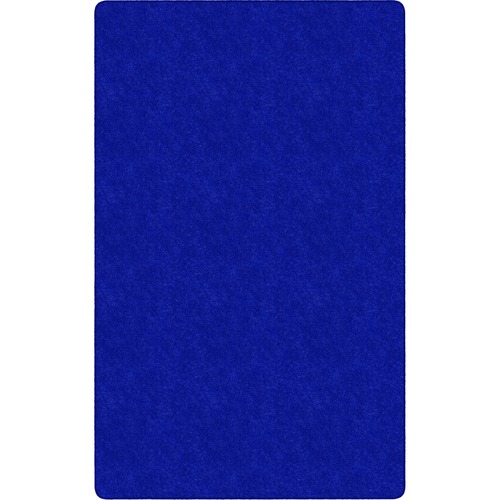 Flagship Carpets, Inc. Rug,Rectangle,SolidColor,StainResistant,4'x6',Royal Blue